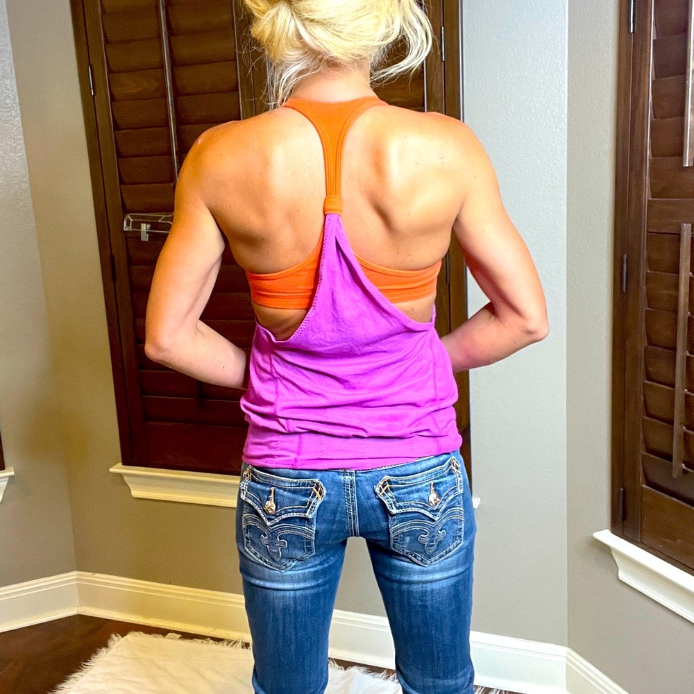Lululemon 4 Tank Top Built In Bra